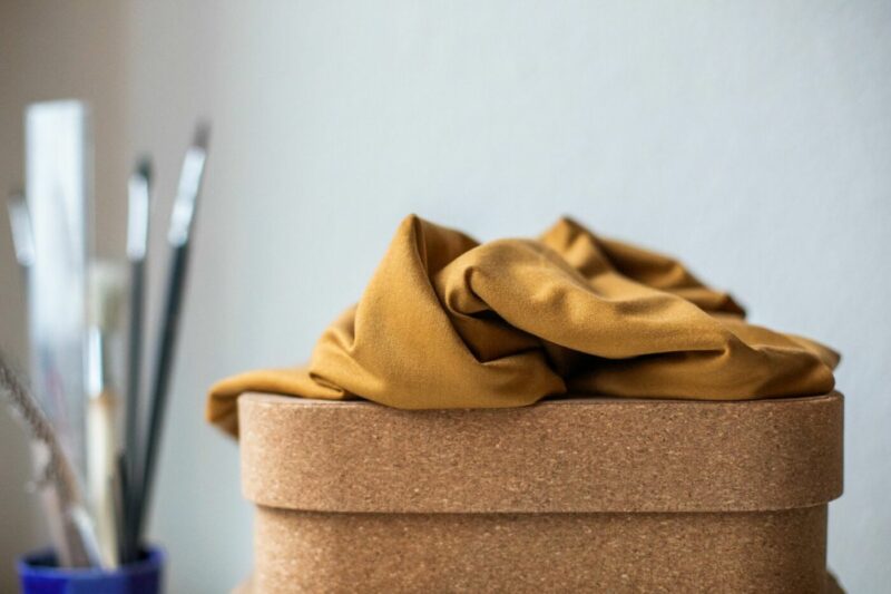 Basic Stretch Jersey mit TENCEL™ Fasern - mustard – Bild 2