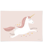 vierundfuenfzig-illustration-poster-din-a3-einhorn