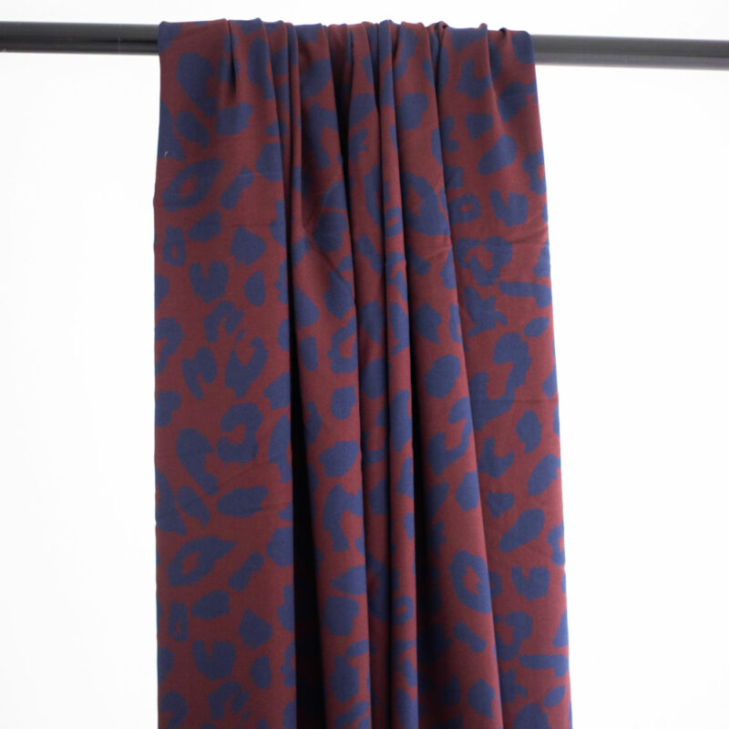 Viscose Print - Urban Leo Brown – Bild 2