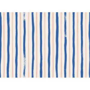 Cotton&Steel - Meadow - Stripes - Blue Fabric