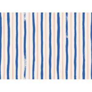 Cotton&Steel - Meadow - Stripes - Blue Fabric