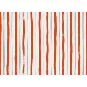 Cotton&Steel - Meadow - Stripes - Red Fabric