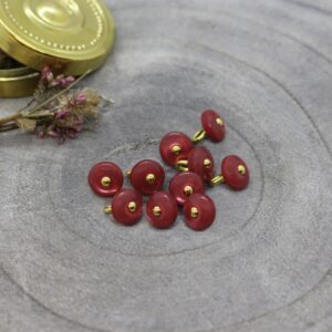 Knopf "Jewel Buttons" - Terracotta