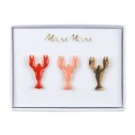 Meri Meri - Lobster Enamel Pins Meri Meri - Lobster Enamel Pins