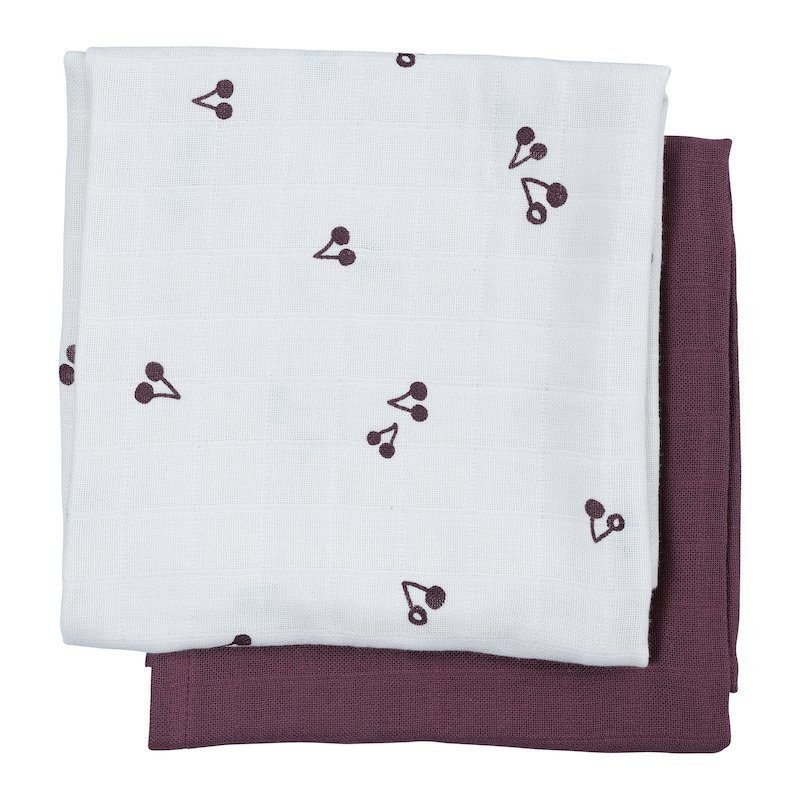 Fabelab - Muslin Cloth - 2 Pack - Berry