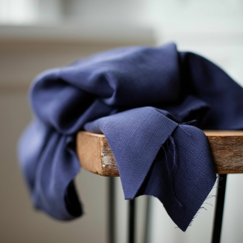 Grain Jacquard mit TENCEL™ Fasern - Blueberry – Bild 2