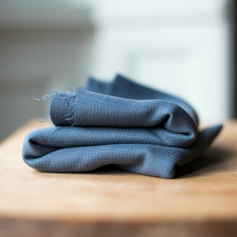 Grain Jacquard mit TENCEL™ Fasern - Dust Blue – Bild 2