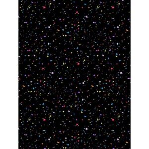 RJR Fabrics - Confetti - Confetti Multi On Black