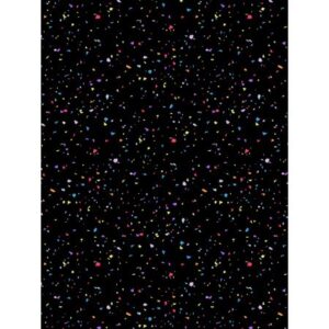 RJR Fabrics - Confetti - Confetti Multi On Black