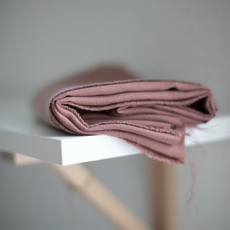 Crispy Crepe mit TENCEL™ Fasern - Old Rose – Bild 2