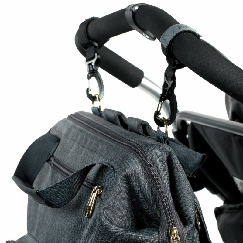 Wickelrucksack - Glam Goldie Backpack, Anthracite