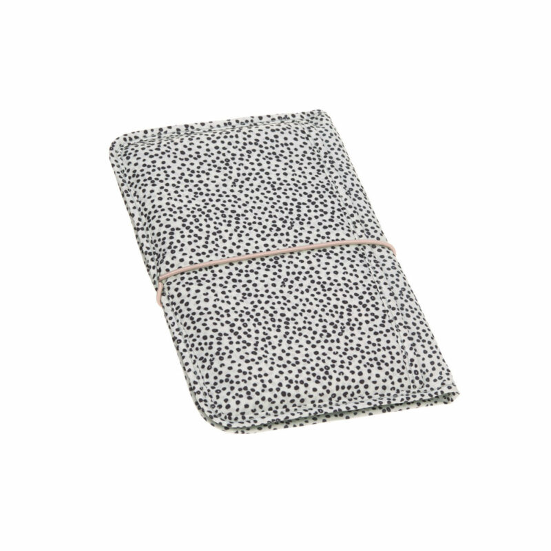 Windeltasche - Changing Pouch, Dotted Offwhite