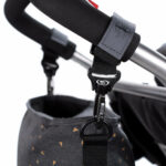 Kinderwagentasche Buggy Organizer, Triangle Dark Grey