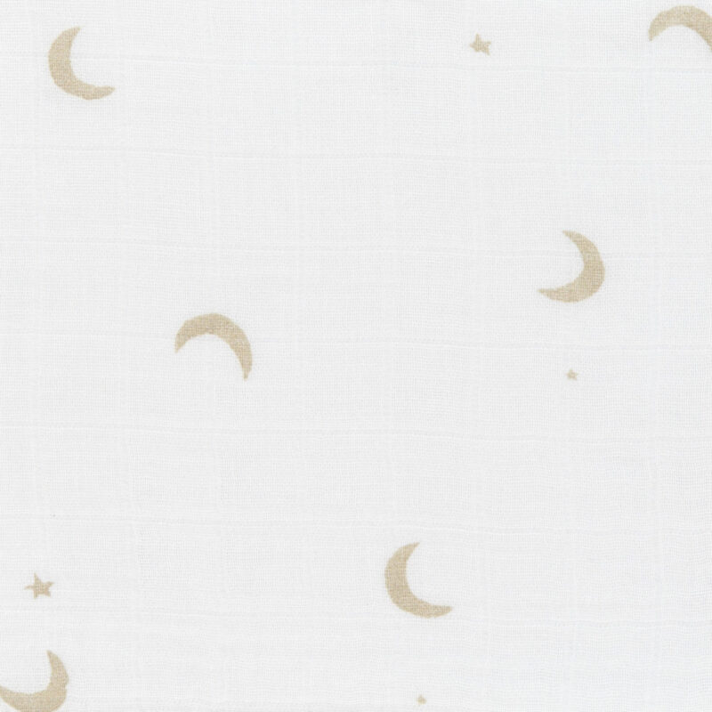 Mulltücher - Heavenly Soft Swaddle L, Stars & Moon Gold