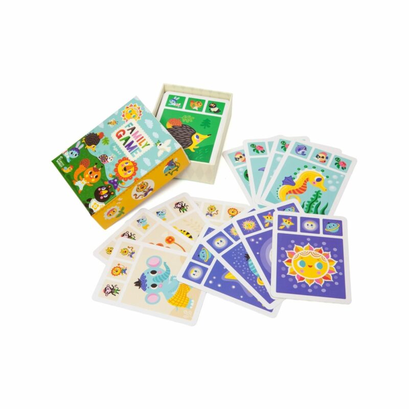 Quartettspiel Family Game von PETIT MONKEY