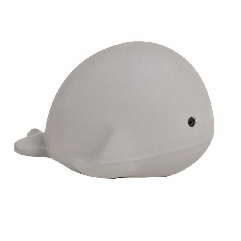 Whale - Natural Rubber Baby Rattle