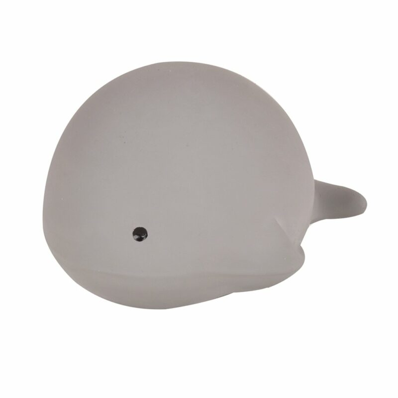 Whale - Natural Rubber Baby Rattle