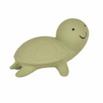 Turtle - Natural Rubber Baby Rattle