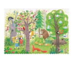 Pocket Puzzle 'Forest Day & Night' 100 Teile