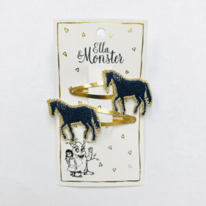Ella & Monster - Haarspangen - Gold Horse