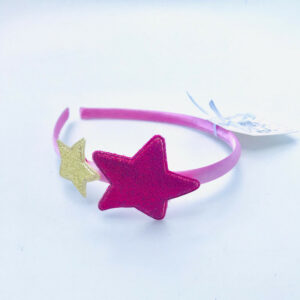 Ella & Monster - Hair Band - Glitter Star (Pink)