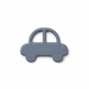 Liewood - Silicone Teether - Car blue wave