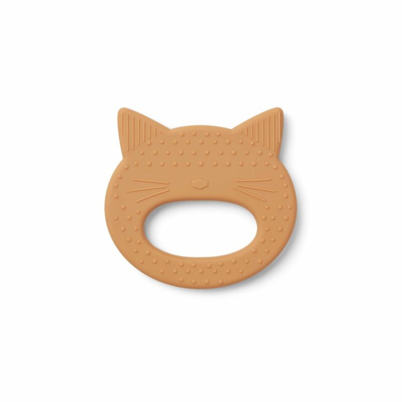 Liewood - Silicone Teether - Cat mustard