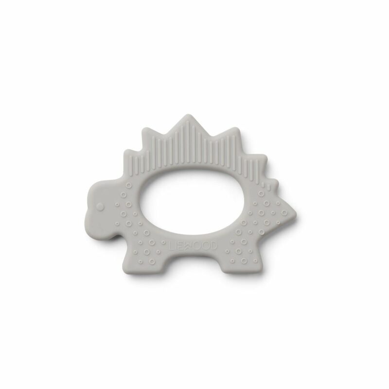 Liewood - Silicone Teether - Dino dumbo grey