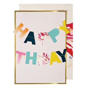 Meri Meri - Marble Birthday Garland Card