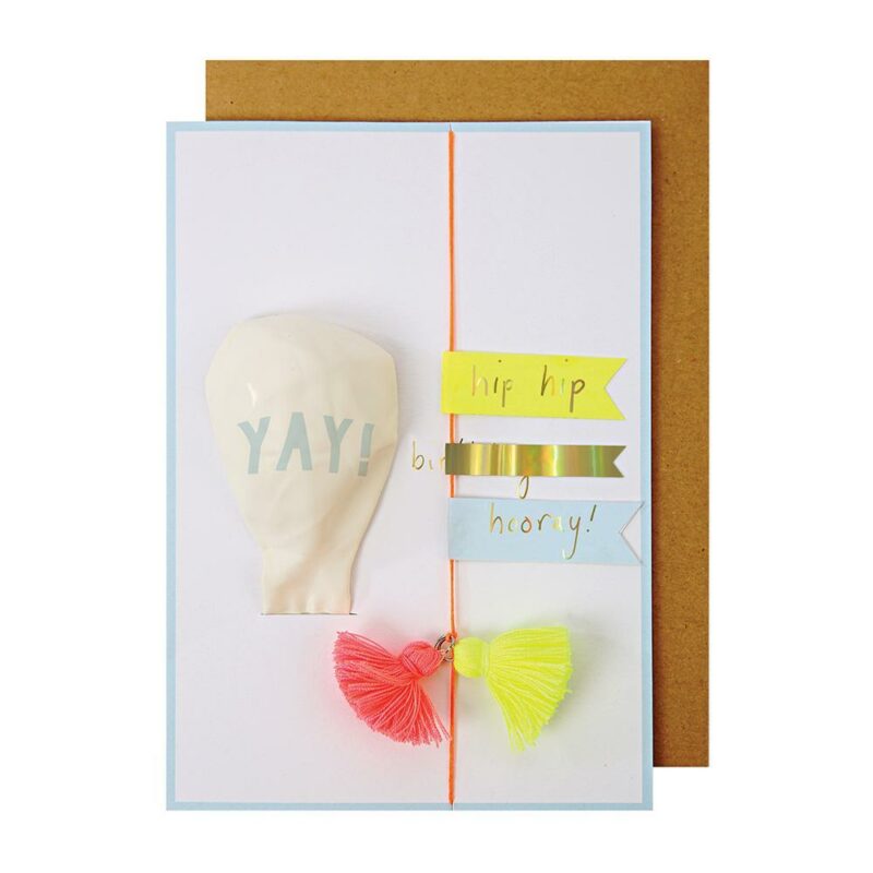 Meri Meri - Yay Balloon Card