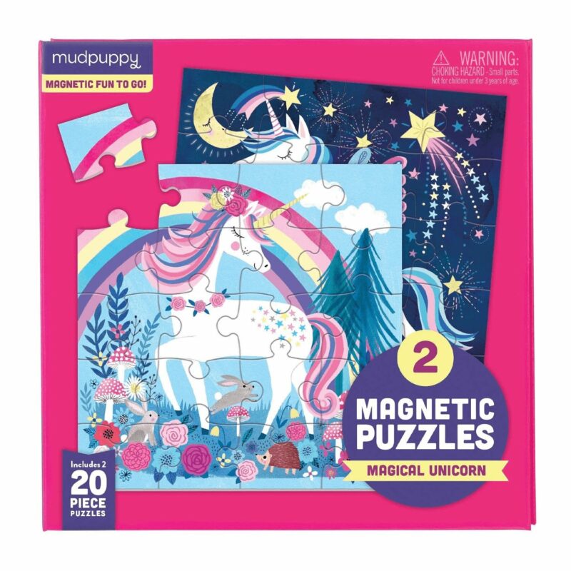 Mudpuppy - Mudpuppy Magnetic Puzzle (Magical Unicorn)