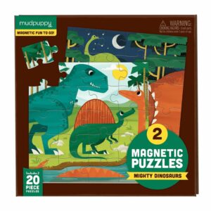 Mudpuppy - Mudpuppy Magnetic Puzzle (Mighty Dinosaurs)