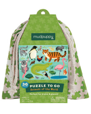 Mudpuppy - Puzzle To Go (Animals of the world)