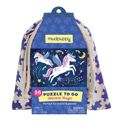 Mudpuppy - Puzzle To Go (Unicorn Magic)