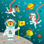 OUTER SPACE MAGNETIC PUZZLE