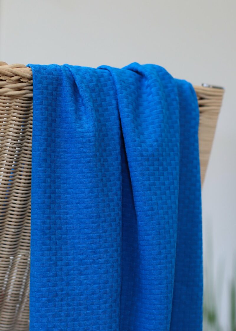 Mind The Maker - Organic Wicker Knit - Intense Blue