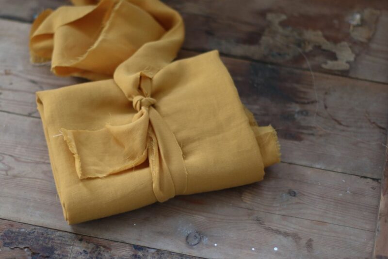 Slub Linen Blend mit TENCEL™ Fasern - Amber – Bild 2