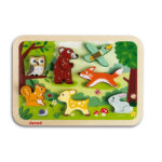 CHUNKY PUZZLE WALD 7 TEILE (HOLZ)
