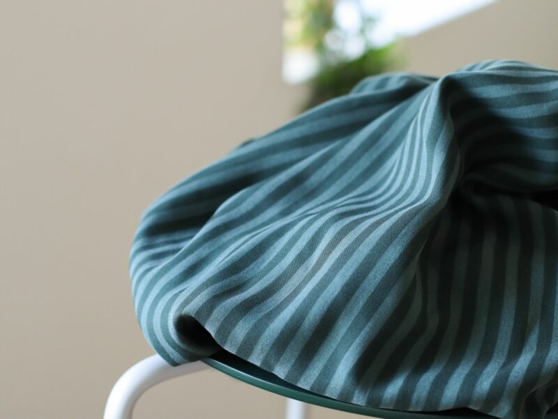 Meet Milk - TWO-TONE STRIPE TWILL Deep Green