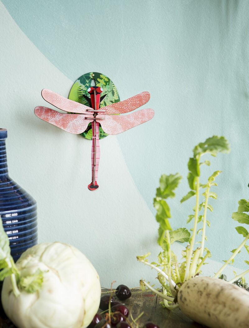 Studio Roof - pink dragonfly