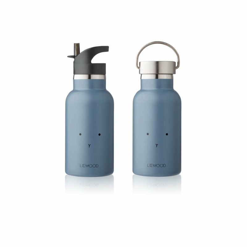 Thermosflasche "Anker Water Bottle" - Rabbit blue wave