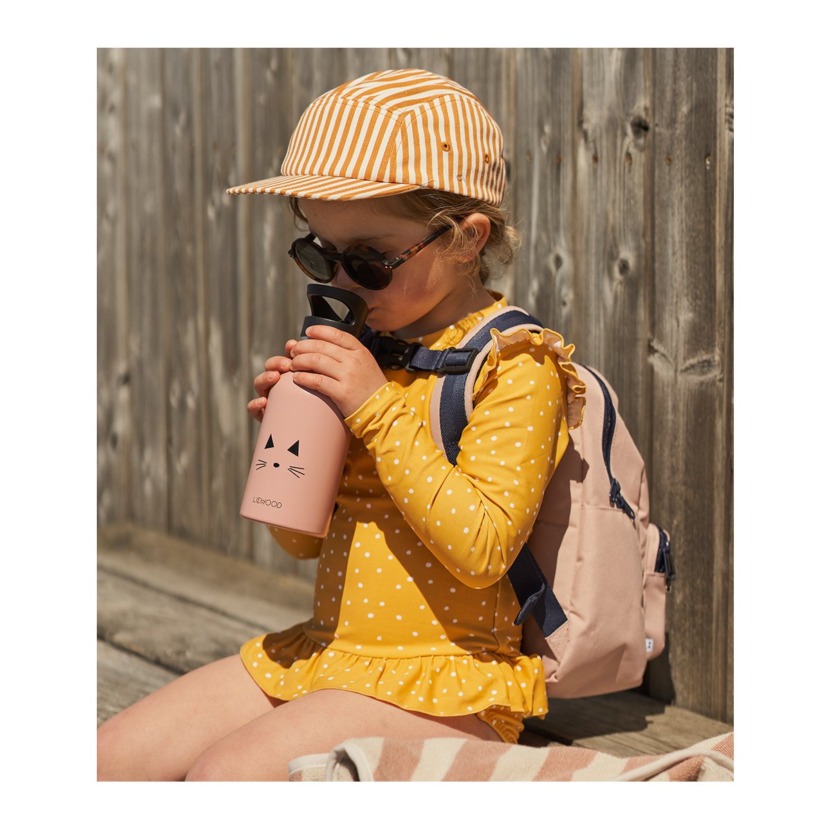 Anker Water Bottle - 350 ml - Cat rose