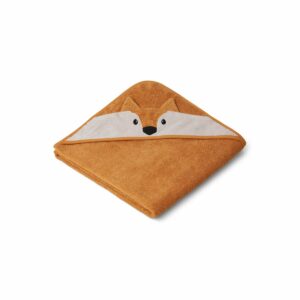 Augusta Hooded Junior Towel - Fox mustard