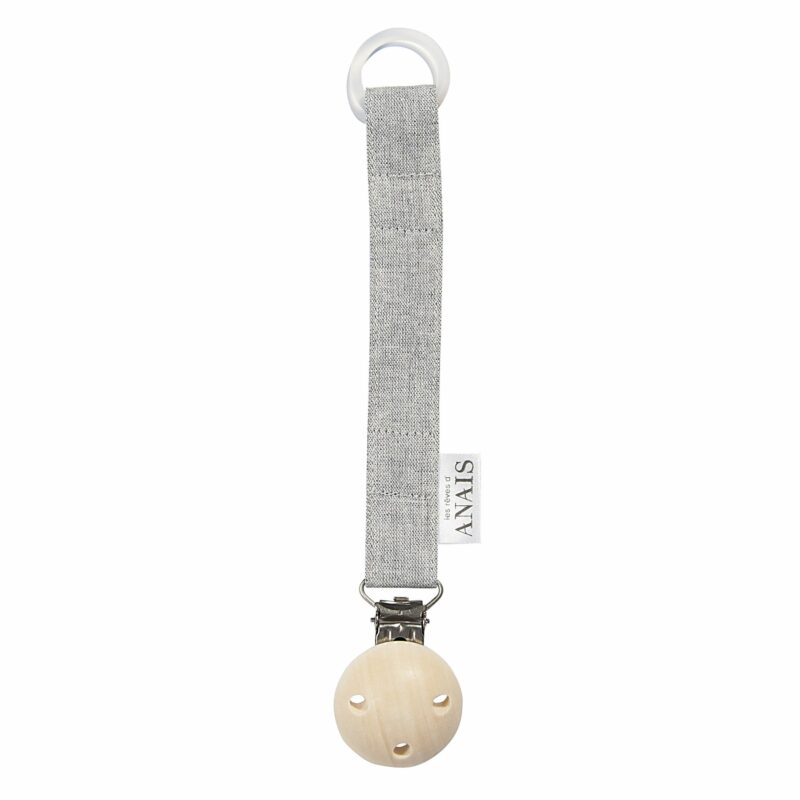 Pacifier clip Sirène Grey