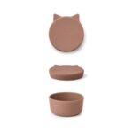 Liewood - Cornelius snack box (Cat dark rose)
