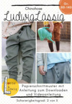 Lotte & Ludwig - Schnittmuster (Chinohose Kind Gr. 80-140)