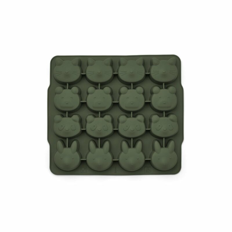 Sonny Ice Cube Tray 2 Pack - Hunter green/mustard mix