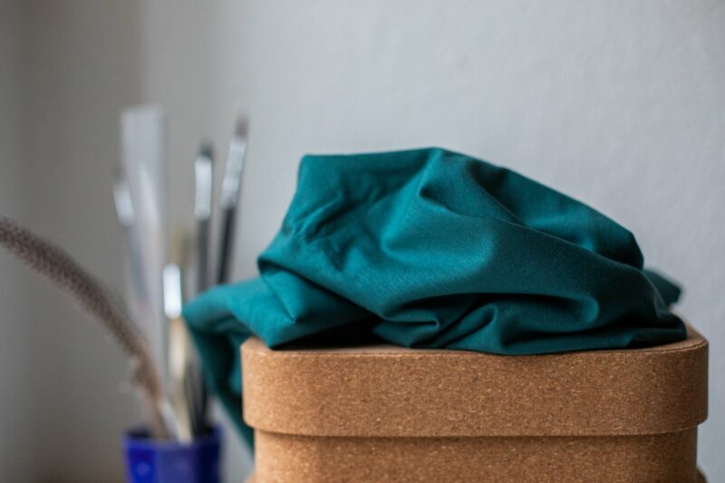 Meet Milk - Basic Stretch Jersey mit TENCEL™ Fasern – emerald