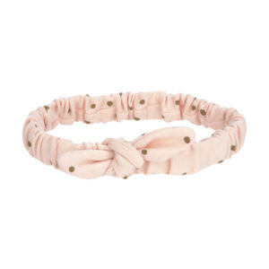 Baby Stirnband, Dots Powder Pink