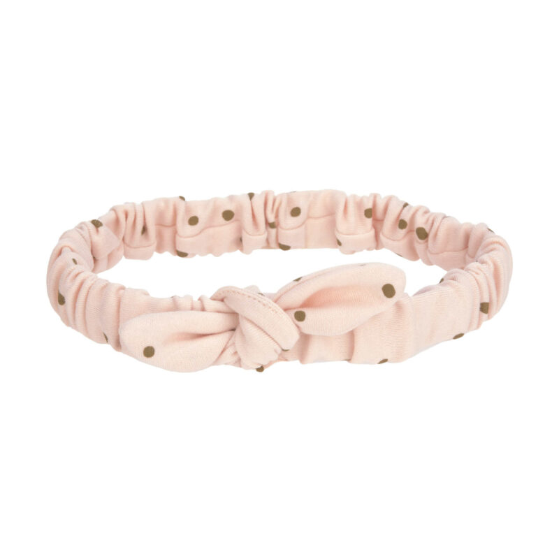 Baby Stirnband, Dots Powder Pink